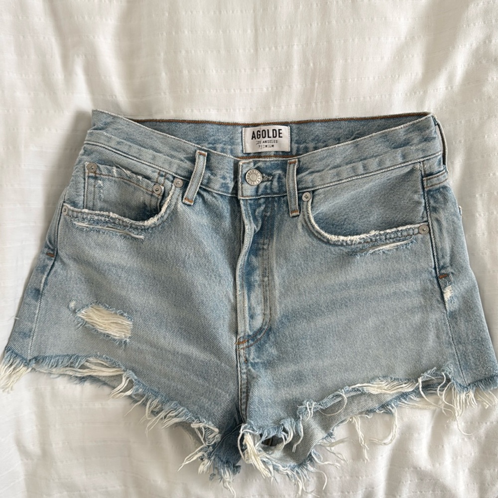 AGOLDE PARKER VINTAGE CUT OFF SHORTS